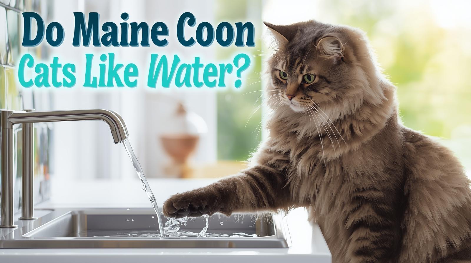 Do Maine Coon Cats Like Water