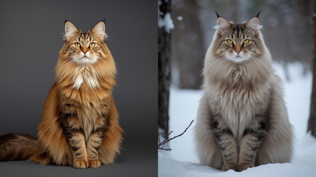 Maine Coon vs Norwegian Forest