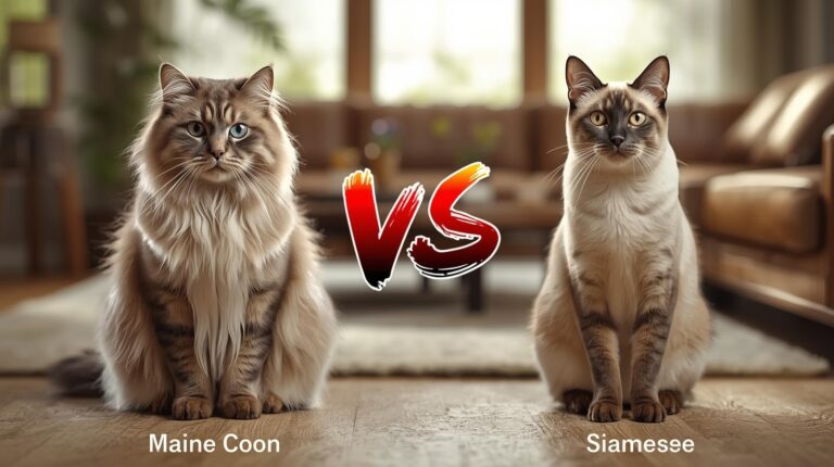 Maine Coon vs Siamese