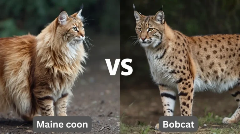 Maine Coon vs Bobcat