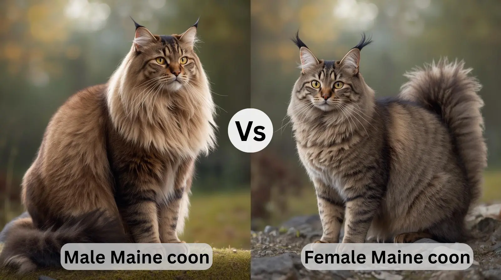 Maine Coon Male vs Female