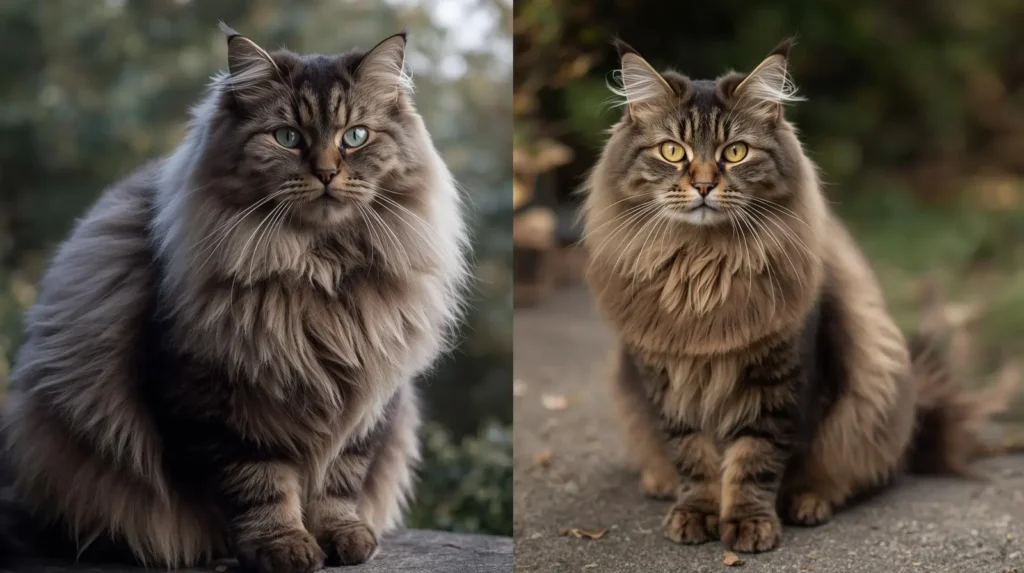 male vs Female Maine coon
