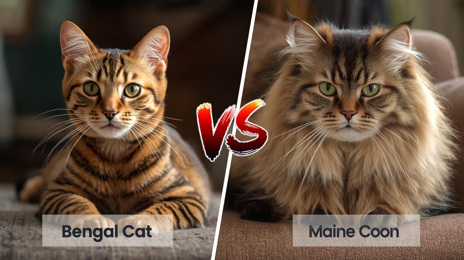 Bengal Cat vs Maine Coon