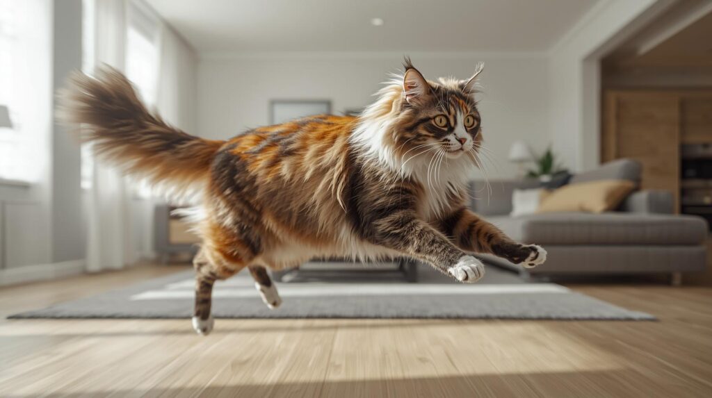 Calico Maine Coon Training