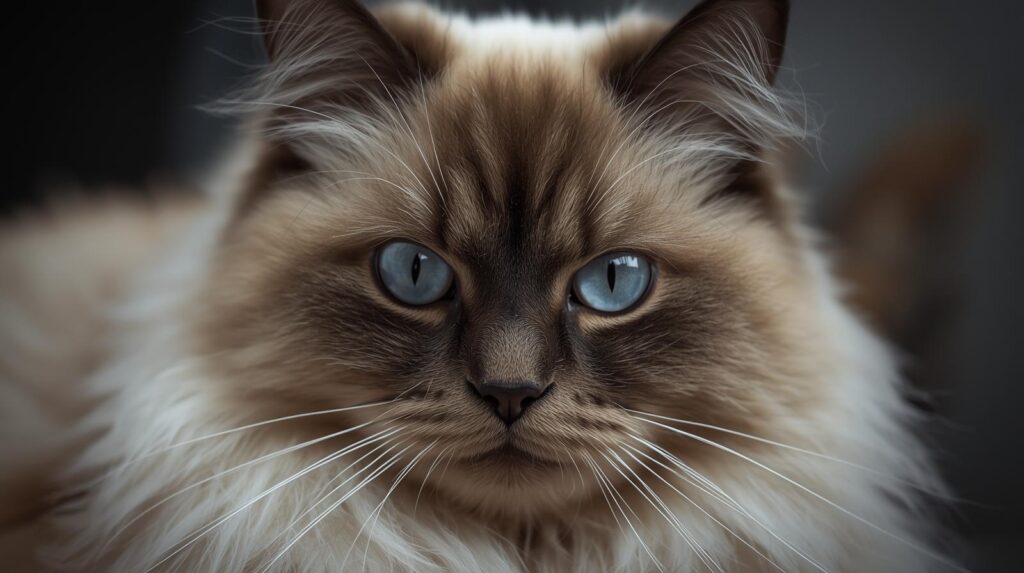 Maine Coon and Himalayan Cat Mix