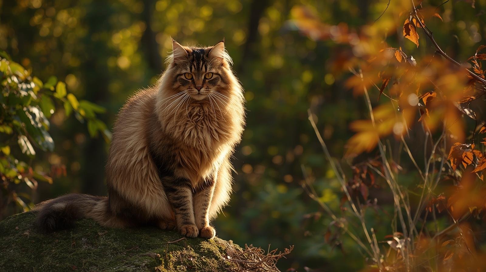 Abyssinian Maine Coon Mix