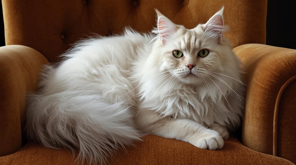Current image: White Maine Coon