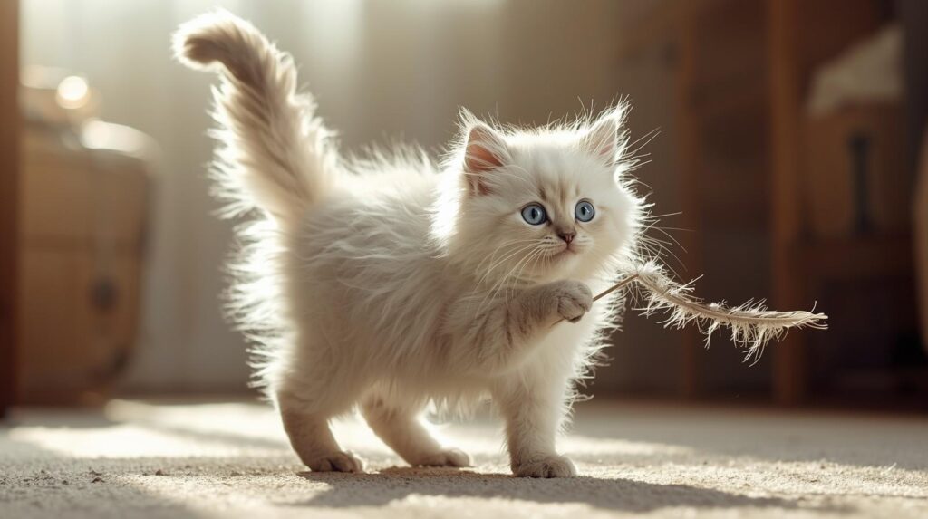 snow angels of the feline world