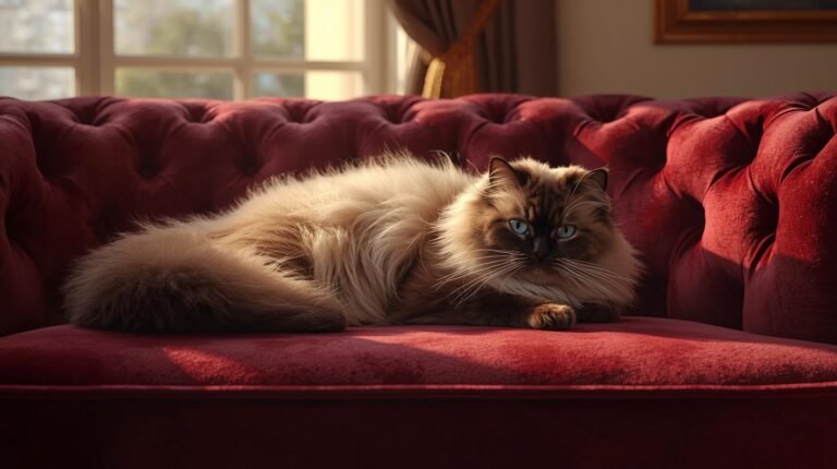 Persian Ragdoll cat mix