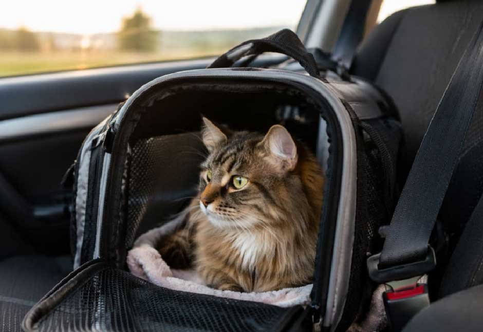 How to Calm a Cat in a Car