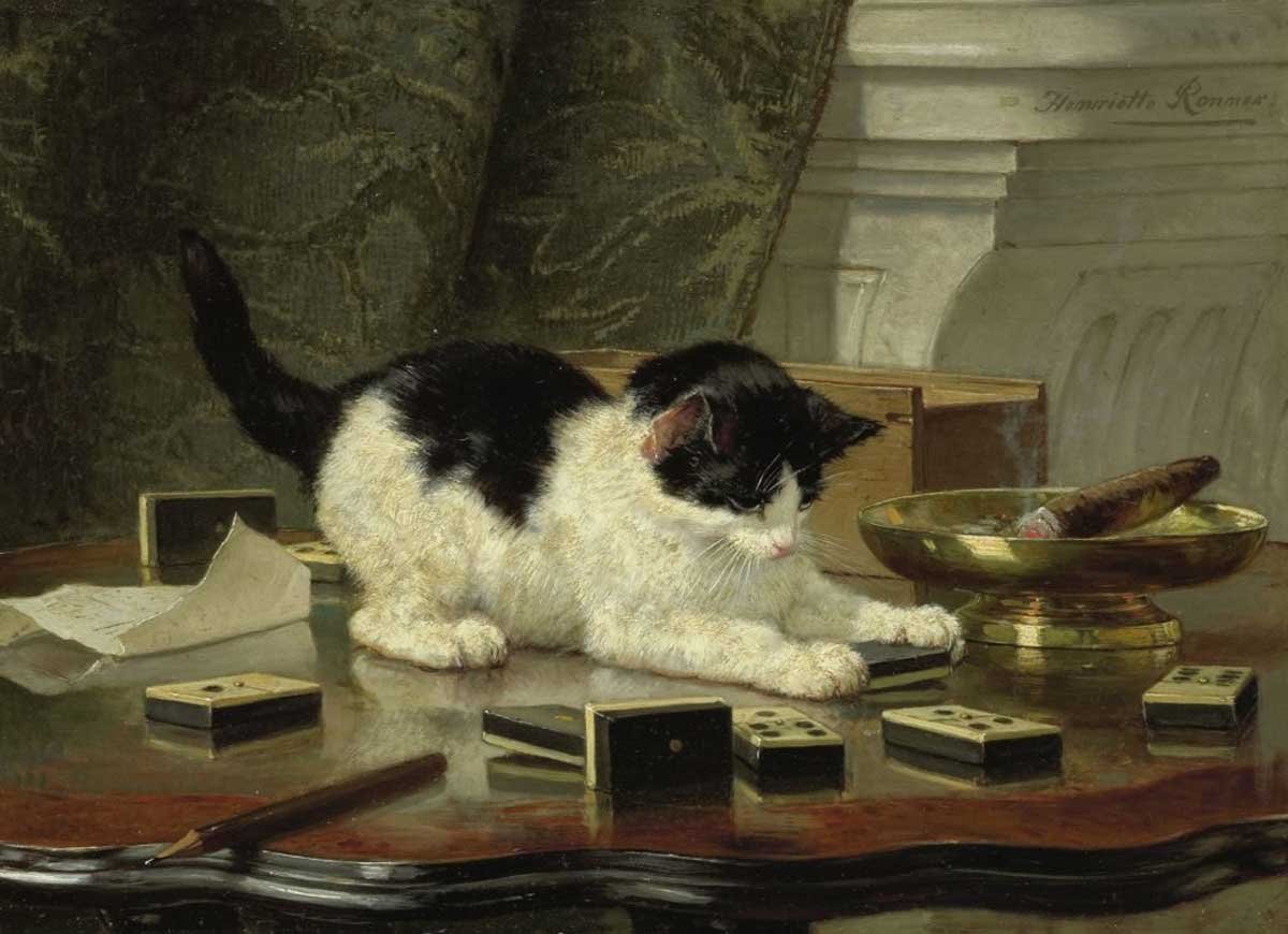 Cats in Famous Paintings 