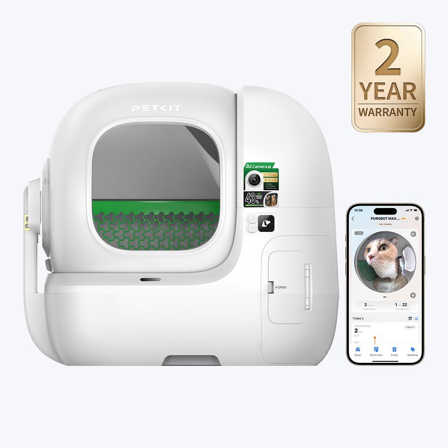 PETKIT Purobot Max Pro 2 automatic cat litter box with AI camera